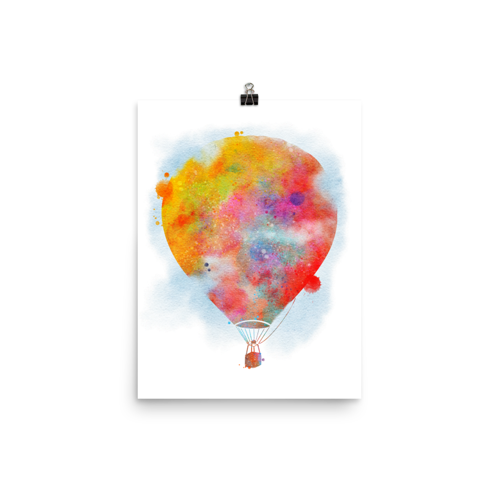Hot Air Balloon Print
