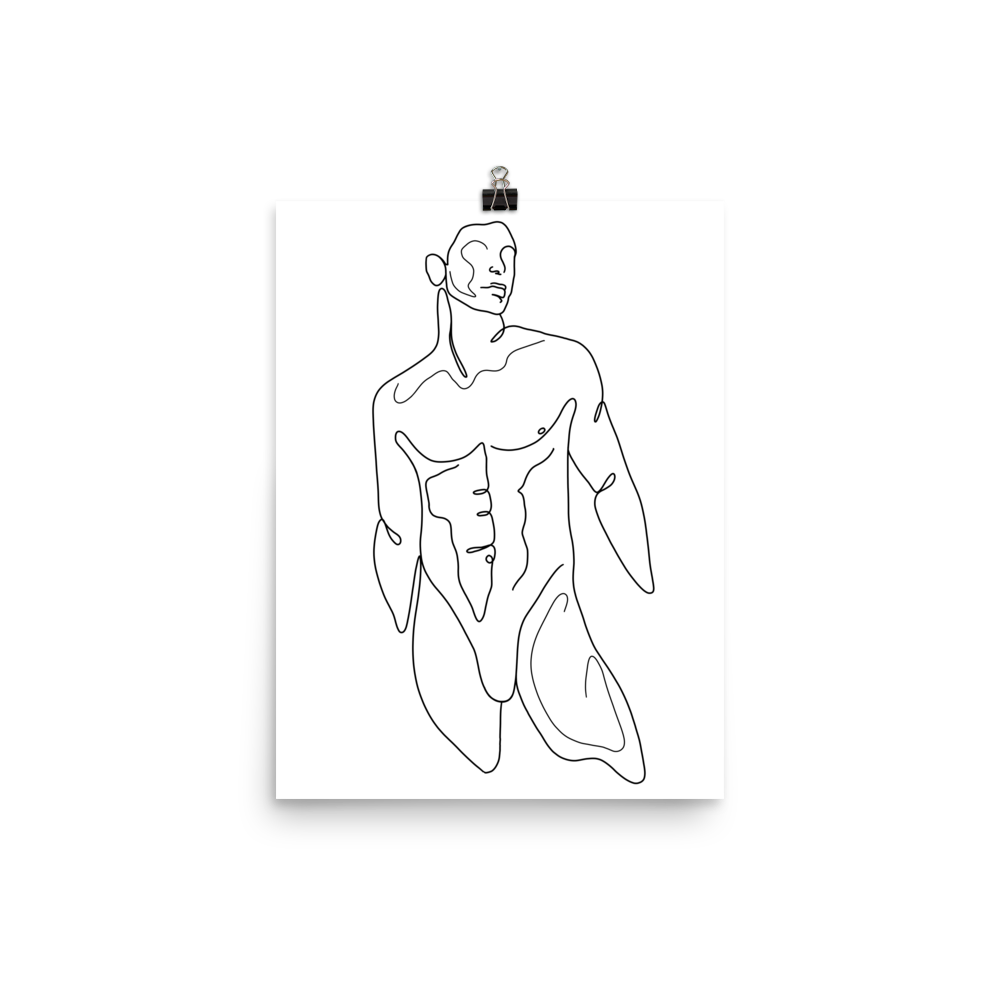 Philip - Line Art Print