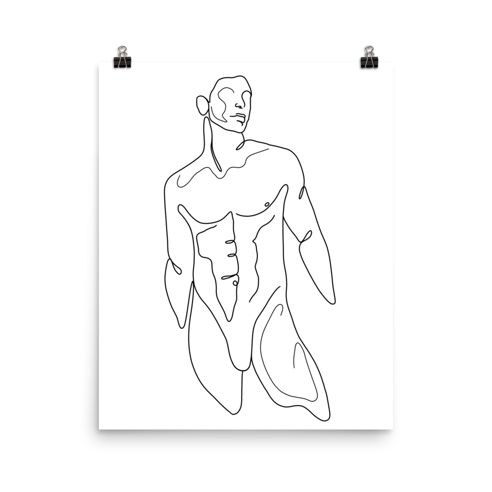 Philip - Line Art Print
