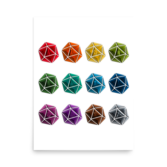 D&D Class D20 Print