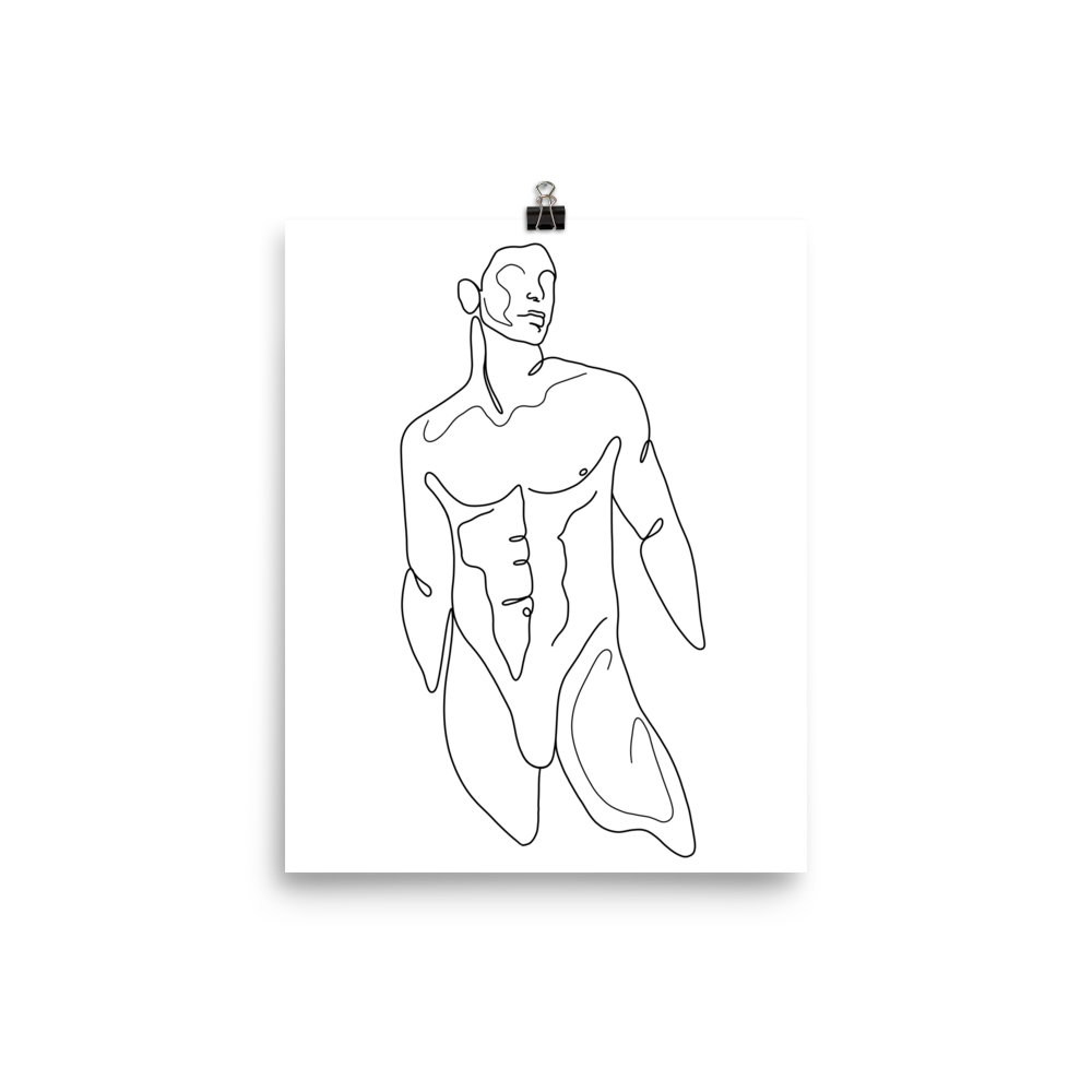 Philip - Line Art Print