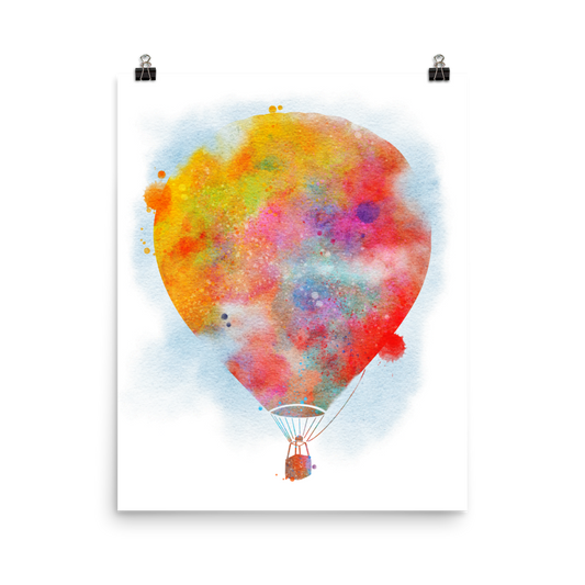 Hot Air Balloon Print