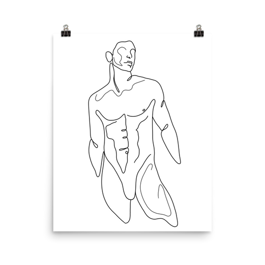 Philip - Line Art Print