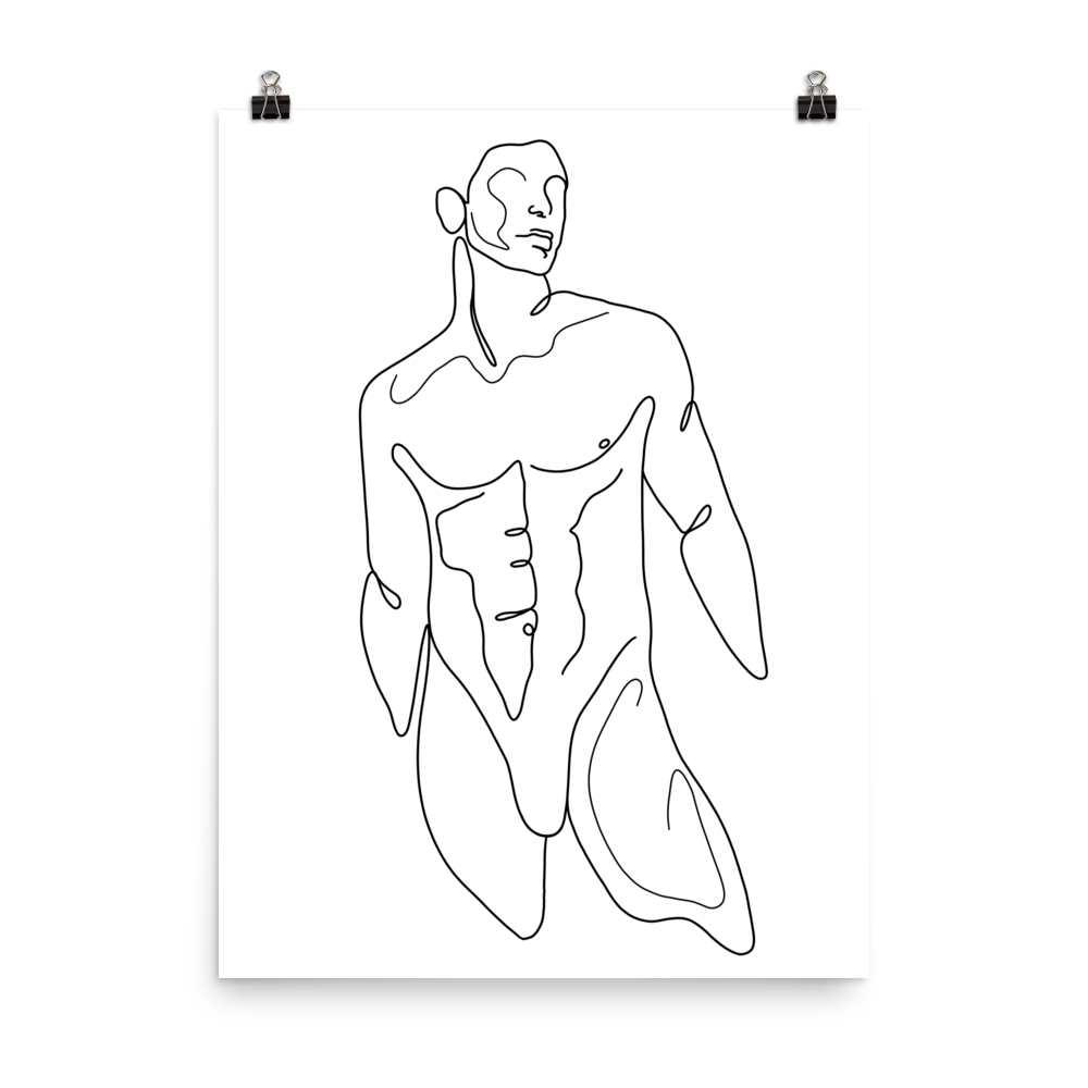 Philip - Line Art Print